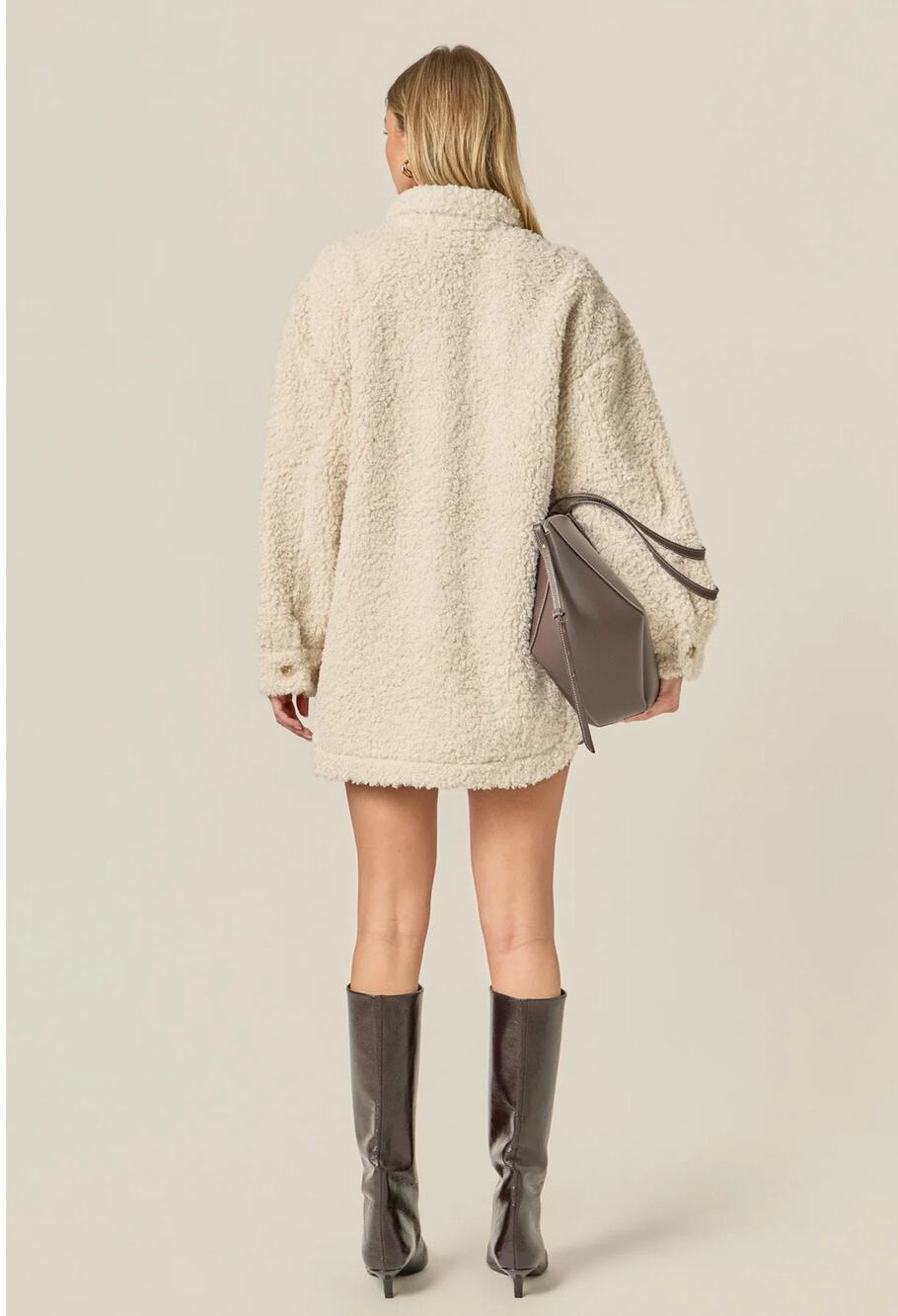 English Factory OVERSIZED SHERPA JACKET